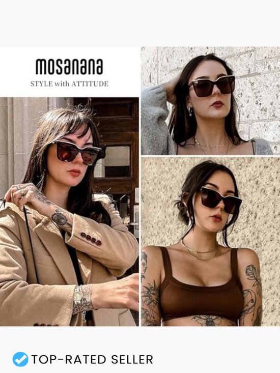 Square Oversized Polarized Sunglasses UV400 Trendy Y2K Style Protective Pouch main image 7